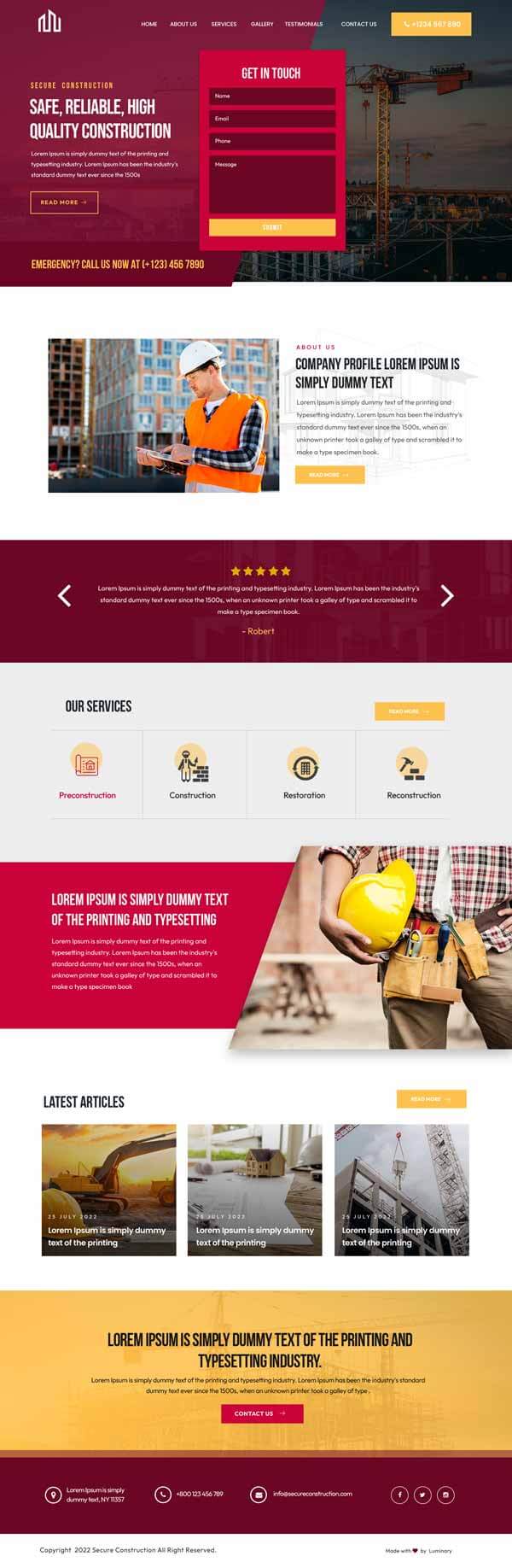 Our Work - White Label Website Design Examples