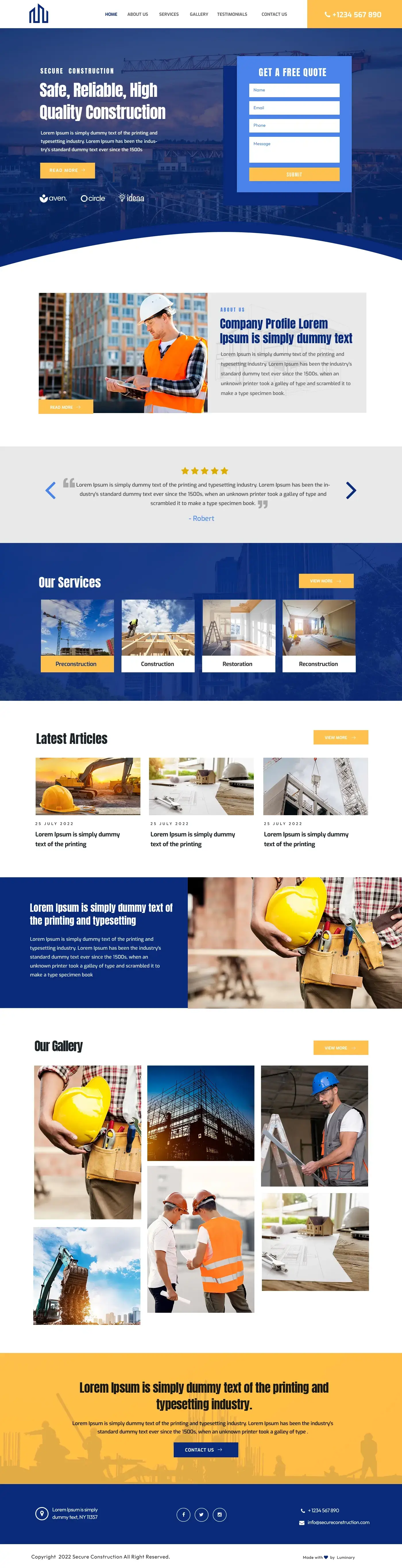 Our Work - White Label Website Design Examples