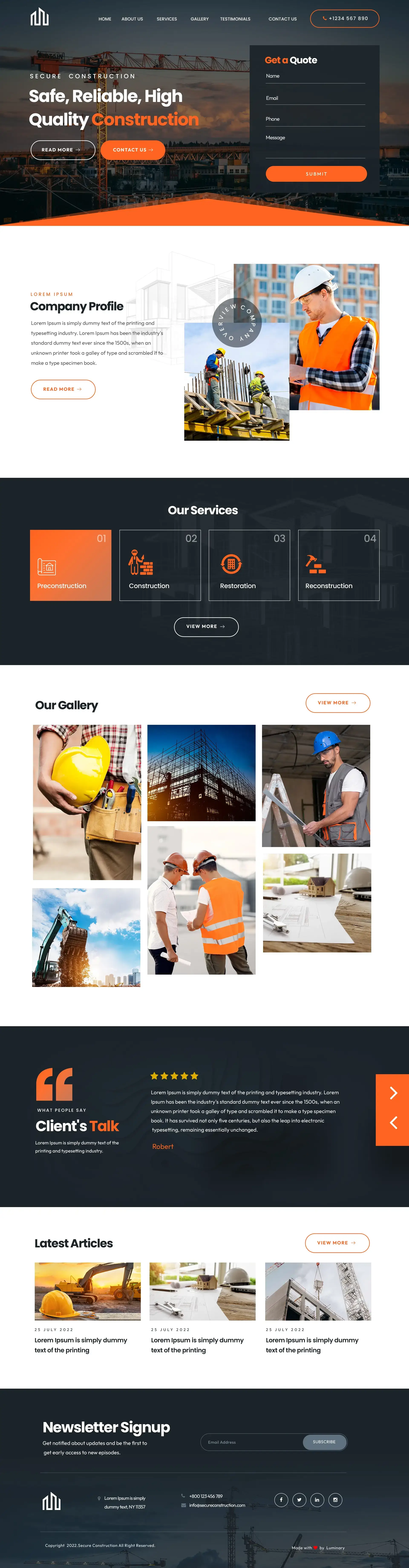 Our Work - White Label Website Design Examples